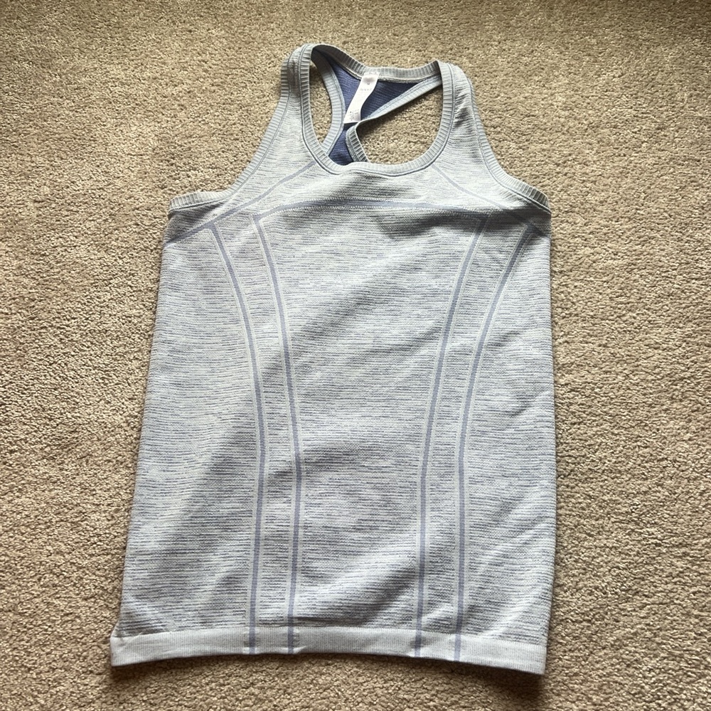 Ivivva Gray Fitted Sleeveless Tank Top